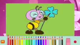 Game screenshot Ladybug and bee coloring book for boy and girl mod apk