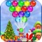 Pop bubbles at Night Xmar Bubble Pop game for free and access over 1000 merry levels wrapped with festive boosts and power-ups