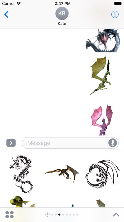 Little Dragon Stickers for iMessage