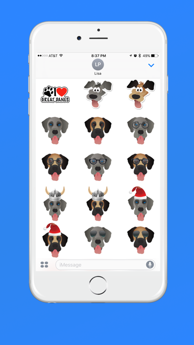 Great Dane Emoji Screenshot 2 - AppWisp.com Great Dane Emoji Screenshot 2 - AppWisp.com