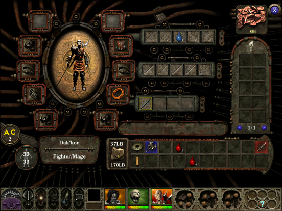 Planescape: Torment iPad app afbeelding 5