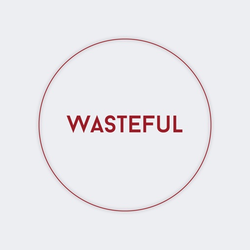 Wasteful Button iOS App