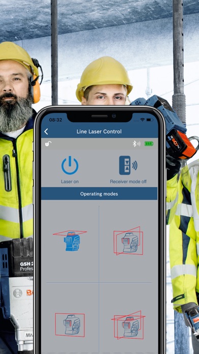 Bosch Leveling Remote App Screenshot