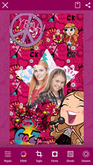 Selfie Sticker-Maggie & Bianca(圖4)-速報App