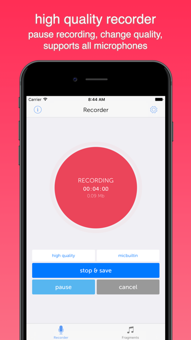 Instant Rec: Audio Recorder & Voice Recordingのおすすめ画像1