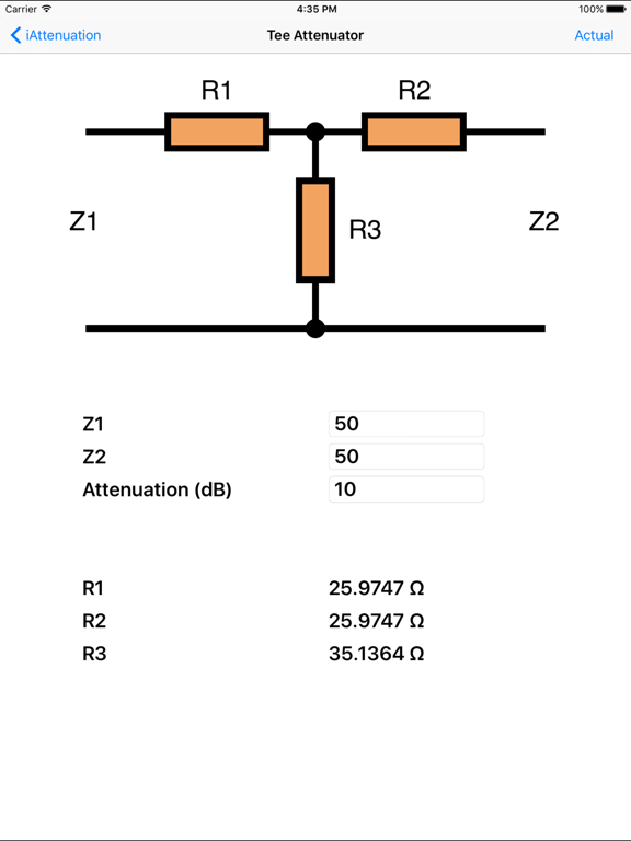 Screenshot #1 for iAttenuation