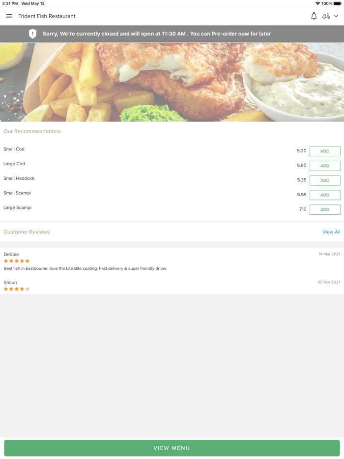 Trident Fish Restaurant