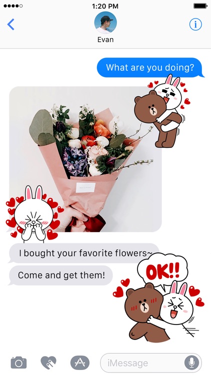 BROWN & CONY Sweet LOVE - LINE FRIENDS