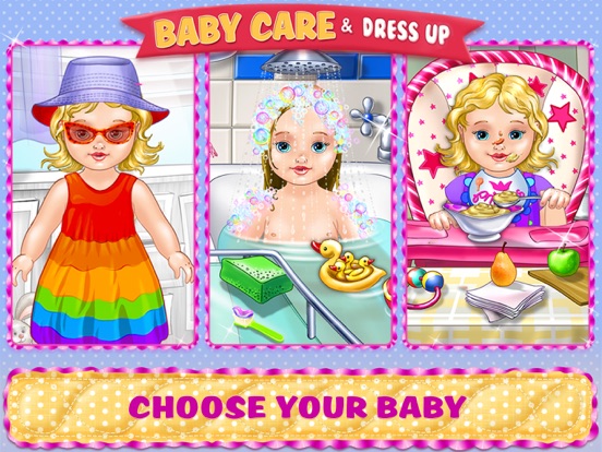 Baby Care & Dress Up - Love & Have Fun with Babies iPad app afbeelding 1