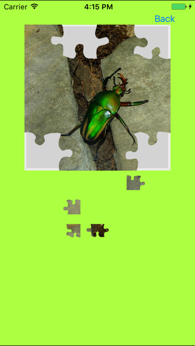 Screenshot #3 pour Rhinoceros Beetle Jigsaw Puzzle
