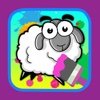 Kids Colouring Book Drawing Sheep and Animal Game