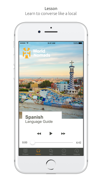 Screenshot #3 pour Spanish Language Guide & Audio - World Nomads