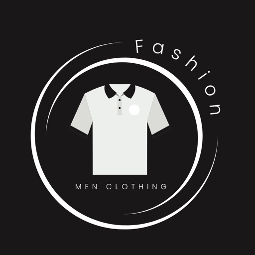 Men's clothing fashion online icon