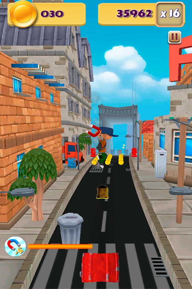 Hoverboard Run Surfers - Fun Kids Games 3D Free screenshot 4