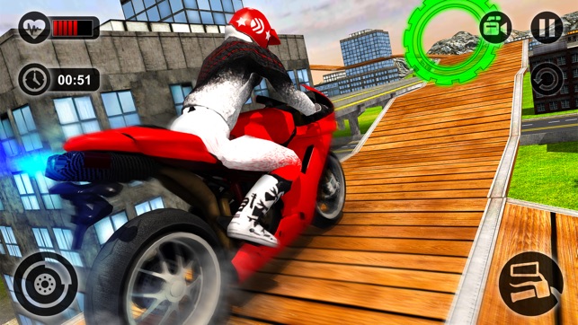 Rooftop Motorbike Rider - Furious Stunts Driving(圖3)-速報App