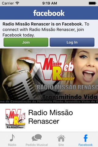 Rádio Missão Renascer screenshot 2