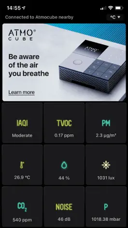 Game screenshot Atmocube: Indoor Air Quality mod apk