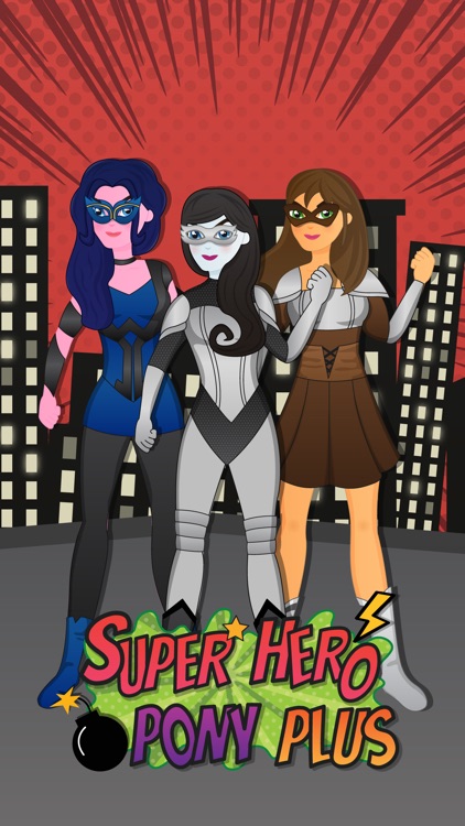 Dress Up Super Hero Pony Plus - My little Games