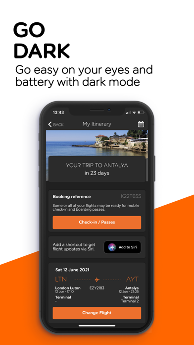 easyJet: Travel App Screenshot