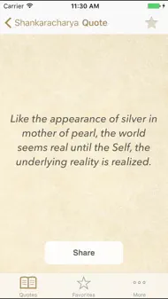Adi Shankara Quotes of Advaita iphone bilder 0