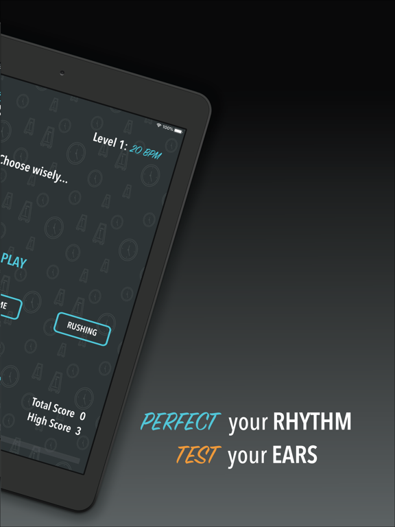 Perfect Rhythm iPad screenshot 3 - Music app