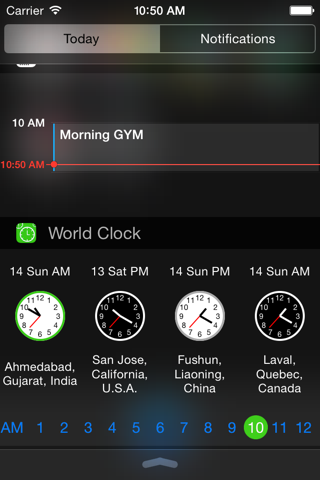 World Clock - Easy Time Zone Converter Widget screenshot 3