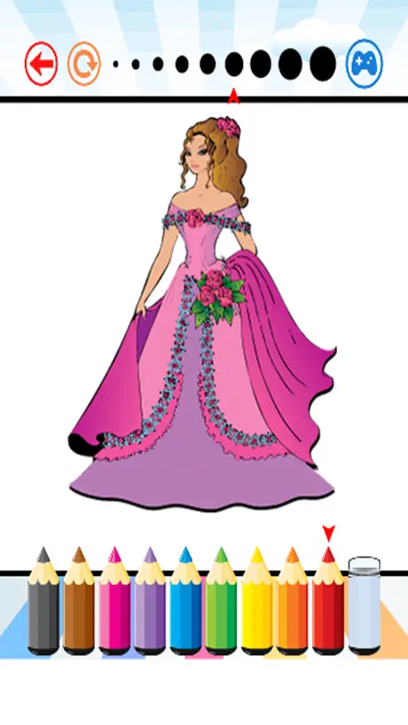 Princess Coloring Book - Activities for Kid