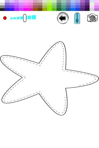 Colorings Game Starfish For Toodle screenshot 2