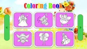 Princess fairy tail coloring for kindergarten screenshot #2 for iPhone