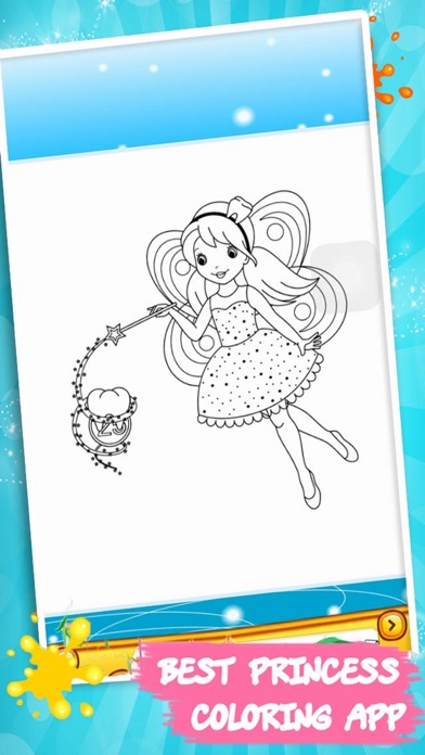Princess Color Book – Painting Pic 1