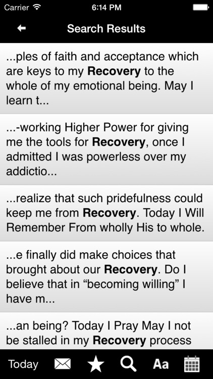 Day at a Time: Spiritual Meditations for Recovery screenshot-3