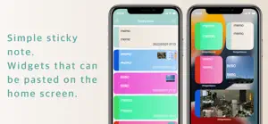 Widgets Sticky Note screenshot #1 for iPhone