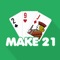 Let's try to make 21 with blackjack pattern