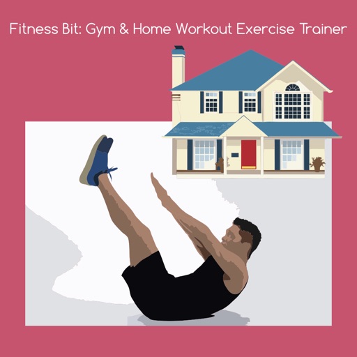 Fitness gym & home workout exercise trainer icon