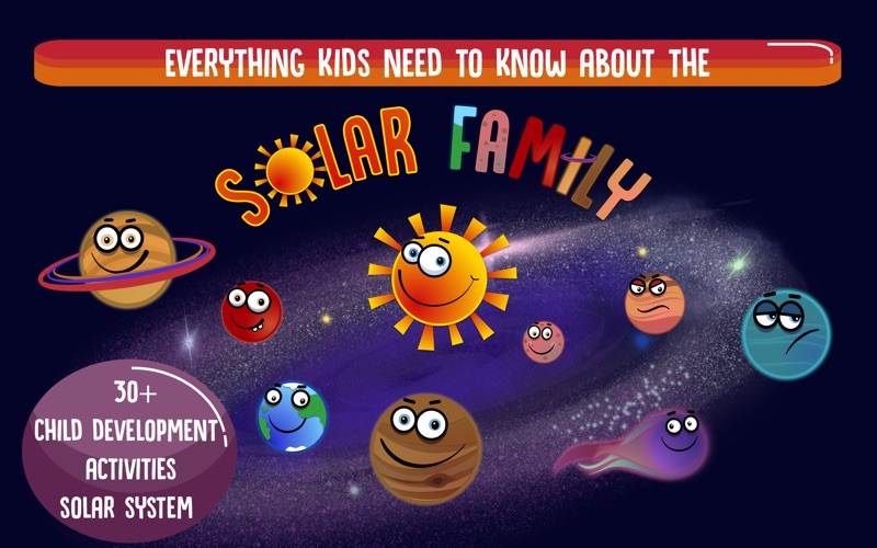 Screenshot #1 pour Solar Family: Kids EduGames - Solar System Planets