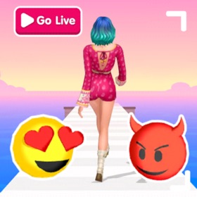 Snímky obrazovky (2) Twerk Streamer 3D - Race Game