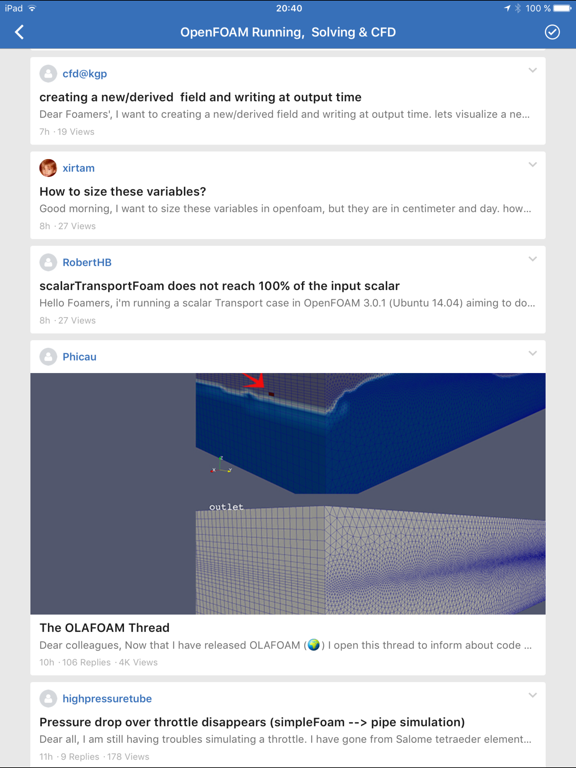 Screenshot #5 pour CFD Online Forum
