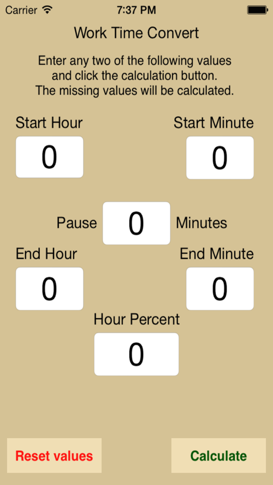 #1. Work Time Convert (iOS) 由: Gergely Nagy