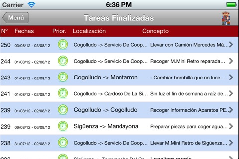 Actuaciones Guadalajara screenshot 3