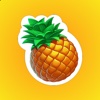 Play Basketball Like Pineapple Boy Stickers