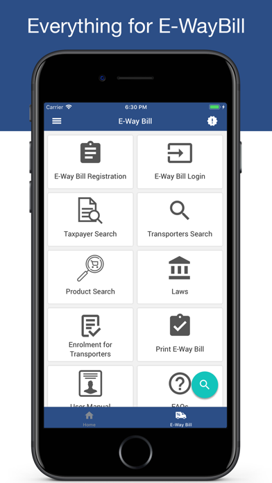 GST App - Search Verify & Save Screenshot