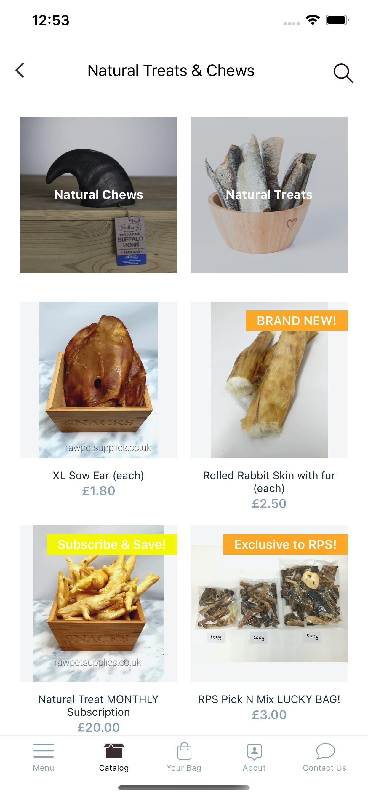 Raw Pet Supplies