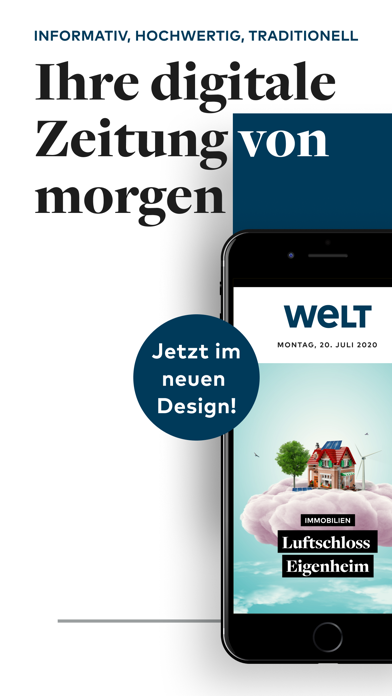 Screenshot #1 pour WELT Edition: Digitale Zeitung