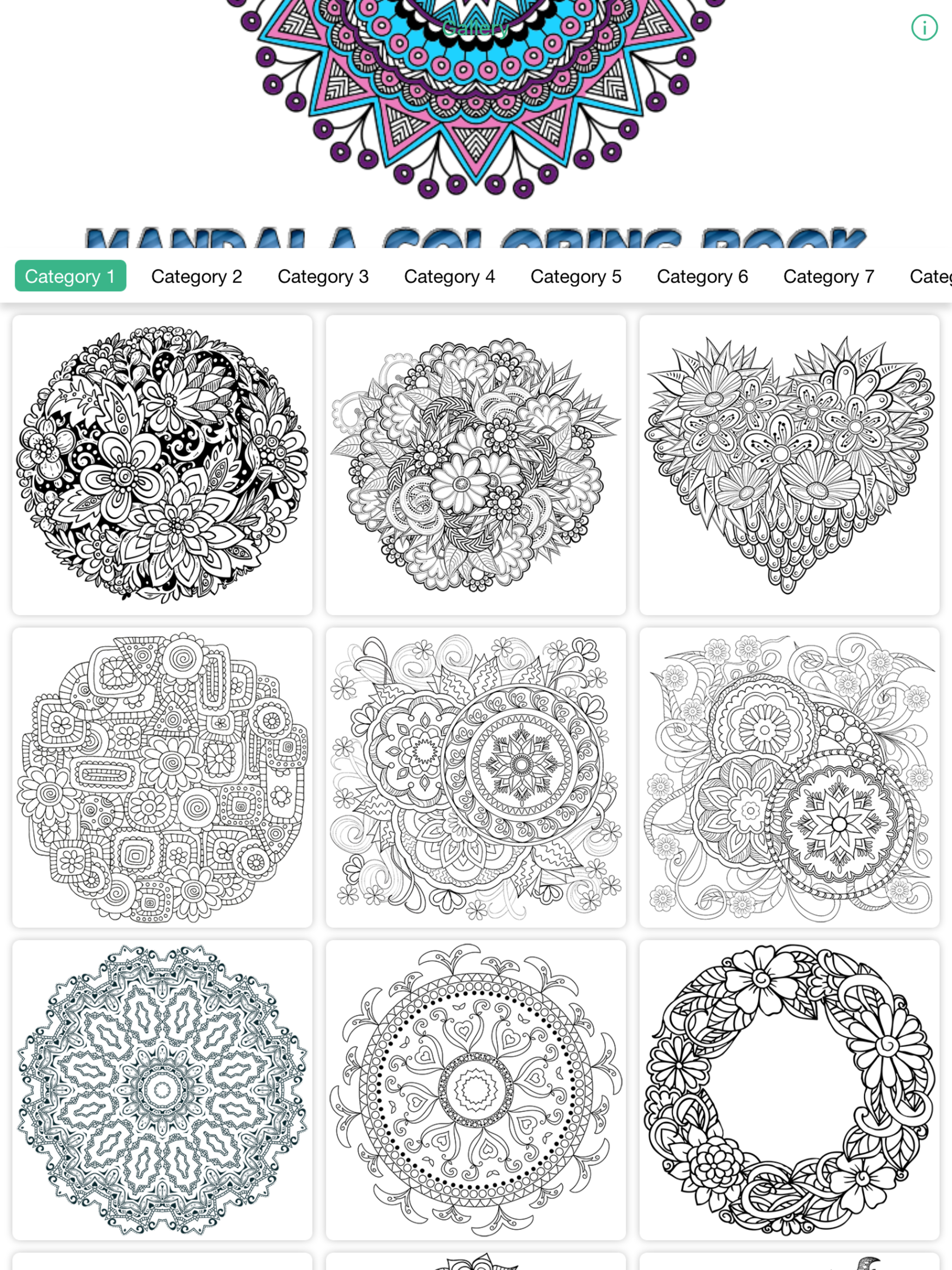 mandala coloring book learning games for adults