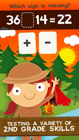 Game screenshot Animal Math Second Grade Maths apk