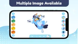 Game screenshot Bluey Glitter Book art App apk