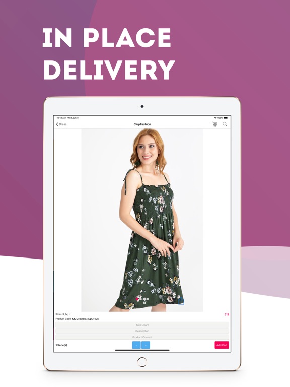 ClupFashion iPad screenshot 4 - Shopping app