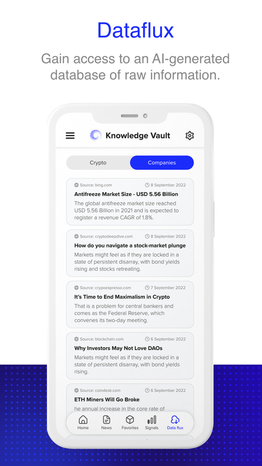 #5. Knowledge Vault (iOS) 由: CryptoDATA Tech S.R.L