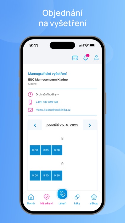 mojeEUC: klinika i léky online screenshot-5