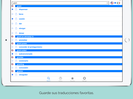Screenshot #5 pour English - Mexican Spanish Dictionary Offline